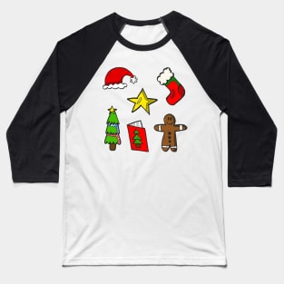 Cute Christmas Decorations Baseball T-Shirt